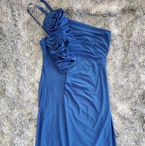 Blue Rose mini dress